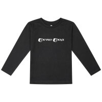 Corvus Corax (Logo) - Kids longsleeve, black, white, 104