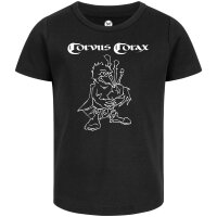 Corvus Corax (Rabensang) - Girly shirt - black - white - 116