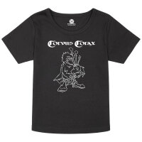 Corvus Corax (Rabensang) - Girly shirt, black, white, 116