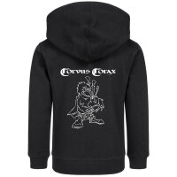 Corvus Corax (Rabensang) - Kids zip-hoody, black, white, 104