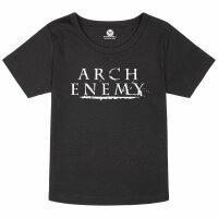 Arch Enemy (Logo) - Girly shirt, black, white, 152