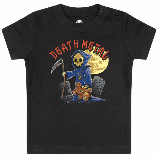 Death Metal - Baby T-Shirt, schwarz, mehrfarbig, 56/62