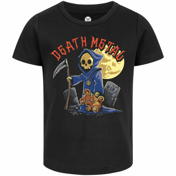 Death Metal - Girly Shirt, schwarz, mehrfarbig, 104