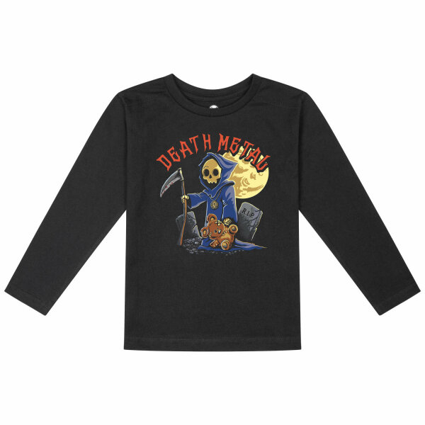 Death Metal - Kids longsleeve, black, multicolour, 92