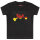 Deutschland Skull - Baby T-Shirt, schwarz, mehrfarbig, 56/62