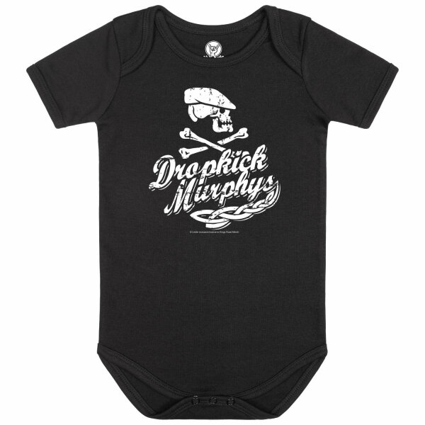 Dropkick Murphys (Scally Skull Ship) - Baby Body, schwarz, weiß, 56/62