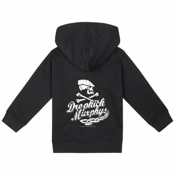 Dropkick Murphys (Scally Skull Ship) - Baby zip-hoody, black, white, 80/86