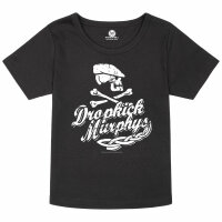 Dropkick Murphys (Scally Skull Ship) - Girly Shirt, schwarz, weiß, 104