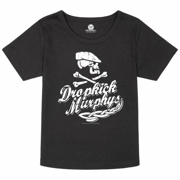 Dropkick Murphys (Scally Skull Ship) - Girly Shirt, schwarz, weiß, 116