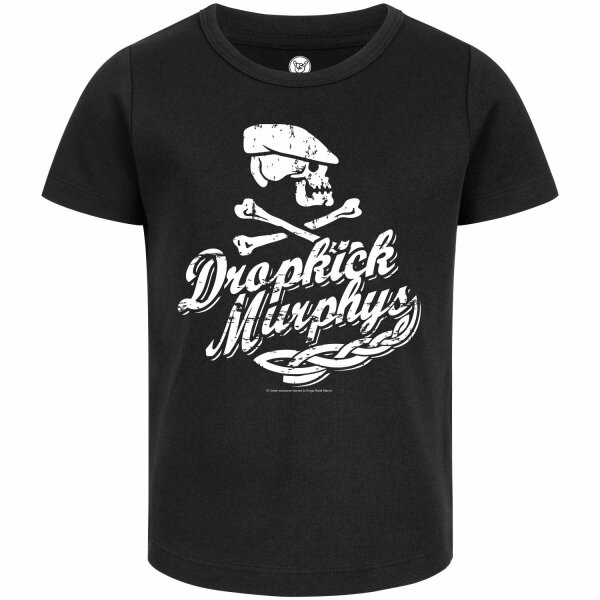 Dropkick Murphys (Scally Skull Ship) - Girly Shirt, schwarz, weiß, 164