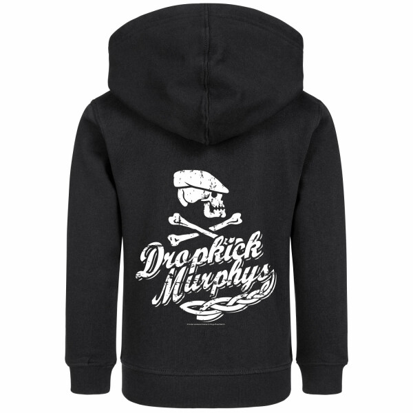 Dropkick Murphys (Scally Skull Ship) - Kids zip-hoody, black, white, 92