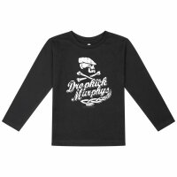 Dropkick Murphys (Scally Skull Ship) - Kinder Longsleeve, schwarz, weiß, 164