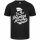 Dropkick Murphys (Scally Skull Ship) - Kinder T-Shirt, schwarz, weiß, 116