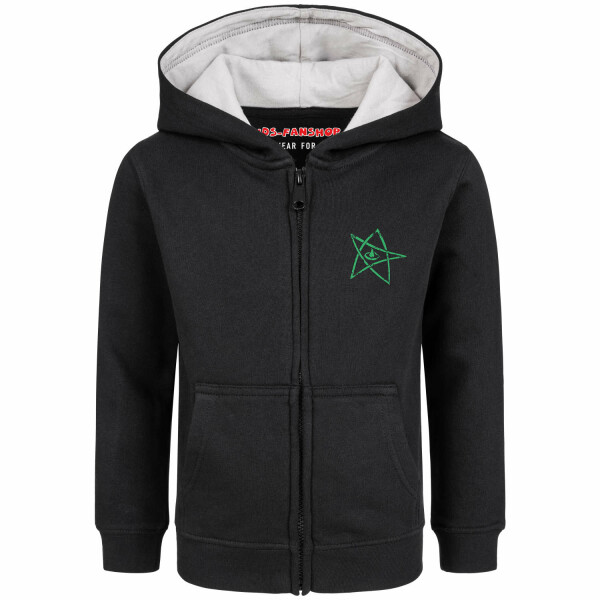 Fhtagn - Kids zip-hoody - black - green - 128