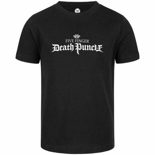 Five Finger Death Punch (Logo) - Kinder T-Shirt, schwarz, weiß, 104
