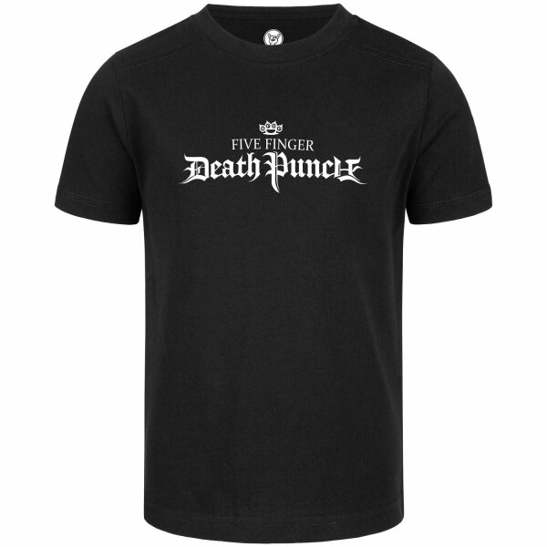 Five Finger Death Punch (Logo) - Kinder T-Shirt, schwarz, weiß, 116