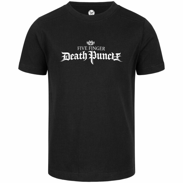 Five Finger Death Punch (Logo) - Kinder T-Shirt, schwarz, weiß, 164