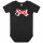 Ghost (Logo) - Baby bodysuit, black, red/white, 56/62