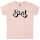 Ghost (Logo) - Baby t-shirt, pale pink, black/white, 56/62
