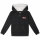 Ghost (Logo) - Kids zip-hoody, black, red/white, 104
