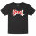 Ghost (Logo) - Kinder T-Shirt, schwarz, rot/weiß, 104
