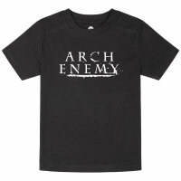 Arch Enemy (Logo) - Kinder T-Shirt, schwarz, weiß, 104