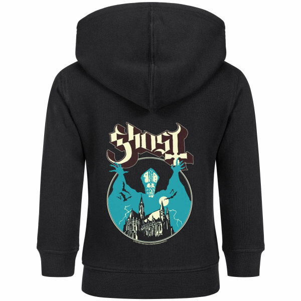 Ghost (Opus) - Baby zip-hoody, black, multicolour, 68/74