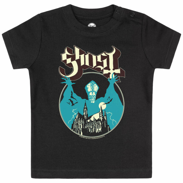 Ghost (Opus) - Baby T-Shirt, schwarz, mehrfarbig, 56/62