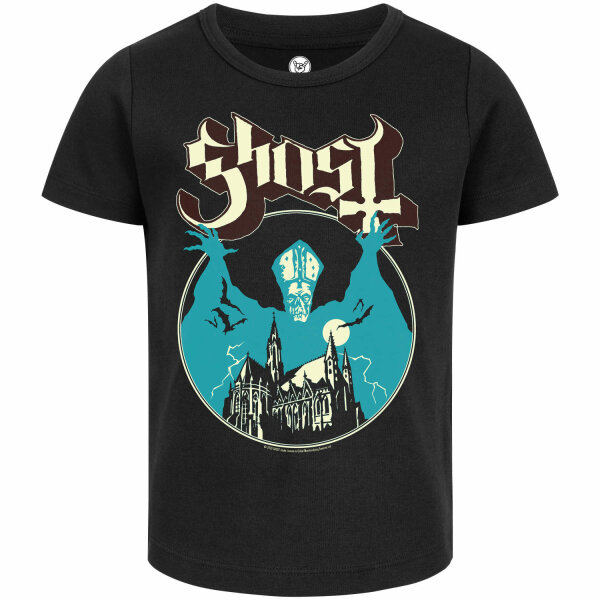 Ghost (Opus) - Girly Shirt, schwarz, mehrfarbig, 116