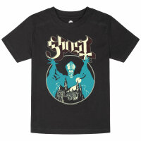 Ghost (Opus) - Kinder T-Shirt, schwarz, mehrfarbig, 104