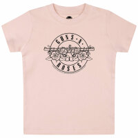 Guns n Roses (Bullet - outline) - Baby T-Shirt, hellrosa,...