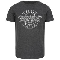 Guns n Roses (Bullet - outline) - Kids t-shirt, charcoal, white, 104