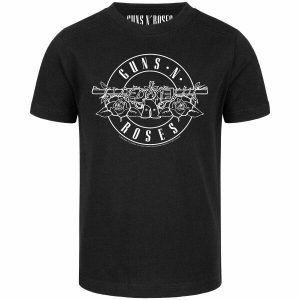 Guns n Roses (Bullet - outline) - Kids t-shirt, black, white, 152