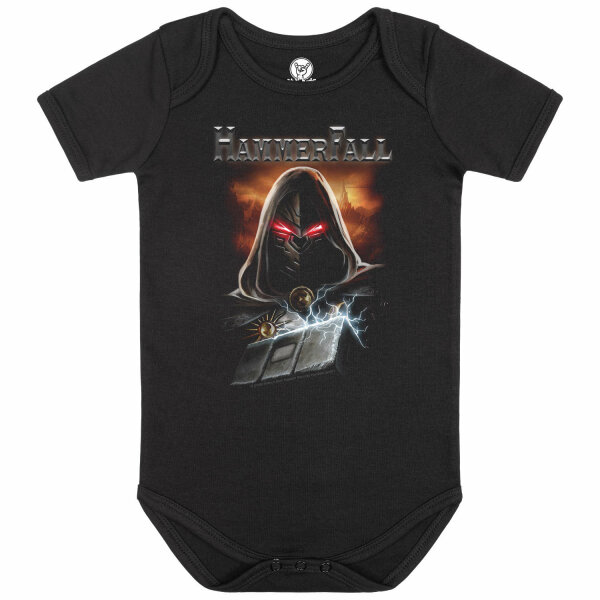 Hammerfall (Protector) - Baby Body, schwarz, mehrfarbig, 56/62