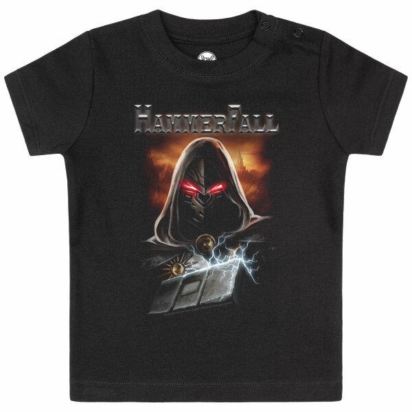 Hammerfall (Protector) - Baby T-Shirt, schwarz, mehrfarbig, 56/62