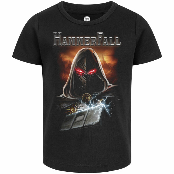 Hammerfall (Protector) - Girly Shirt, schwarz, mehrfarbig, 104