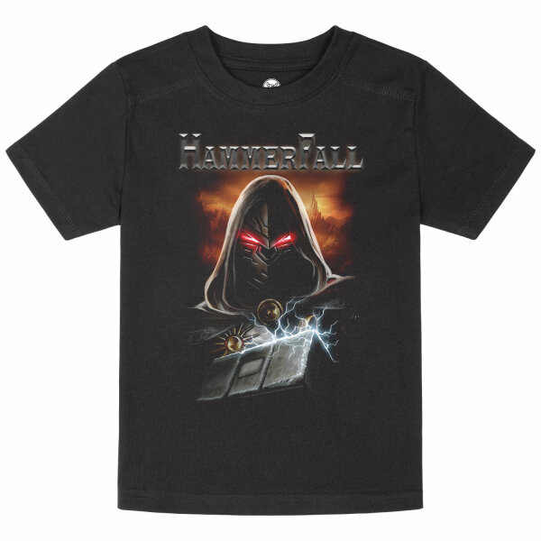 Hammerfall (Protector) - Kinder T-Shirt, schwarz, mehrfarbig, 116