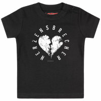 Herzensbrecher - Baby t-shirt - black - white - 68/74