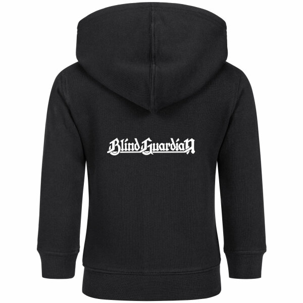 Blind Guardian (Logo) - Baby zip-hoody, black, white, 68/74