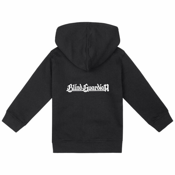 Blind Guardian (Logo) - Baby zip-hoody, black, white, 68/74