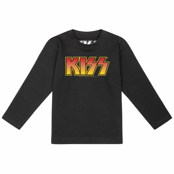 KISS (Logo) - Baby longsleeve, black, multicolour, 80/86