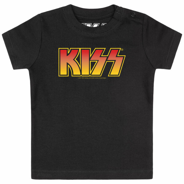 KISS (Logo) - Baby T-Shirt, schwarz, mehrfarbig, 56/62