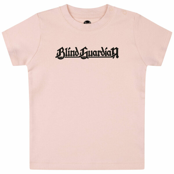 Blind Guardian (Logo) - Baby T-Shirt, hellrosa, schwarz, 56/62