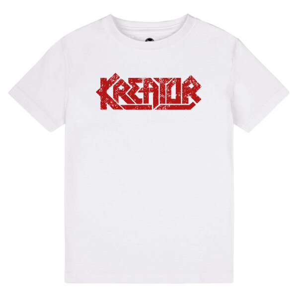 Kreator (Logo) - Kids t-shirt, white, red, 104