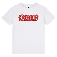 Kreator (Logo) - Kinder T-Shirt, weiß, rot, 104