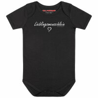 Lieblingsmenschlein - Baby bodysuit, black, white, 80/86