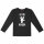 Live Long and Prosper - Kinder Longsleeve, schwarz, weiß, 92