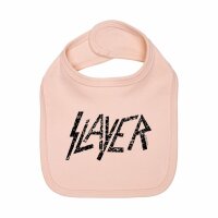 Slayer (Logo) - Baby bib - pale pink - black - one size