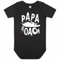 Papa Roach (Logo/Roach) - Baby bodysuit - black - white -...