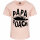 Papa Roach (Logo/Roach) - Girly shirt, pale pink, black, 104